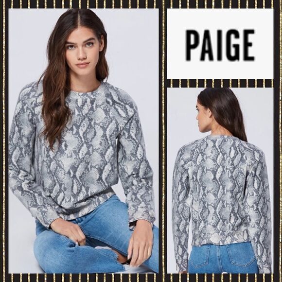 NWT MSRP $159 Paige Daytona Sweatshirt in Rocco’s Sweatshirt - Picture 1 of 11